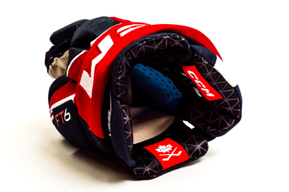 Hokejové rukavice CCM JetSpeed FT6 Navy/Red/White Junior 12 palců - main (6)
