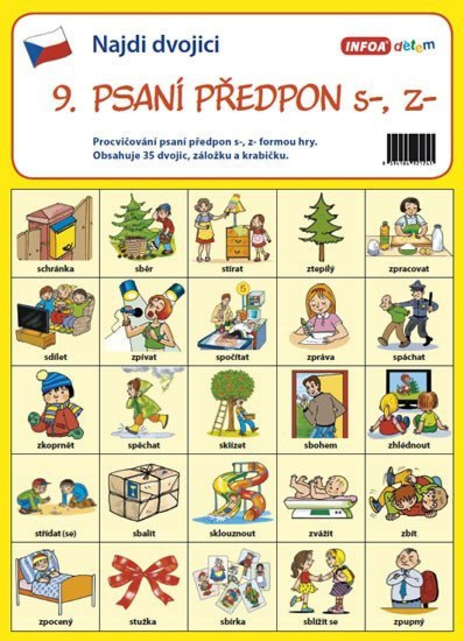 Najdi dvojici - 9. Psaní předpon s-, z- - kolektiv autorů - main (0)