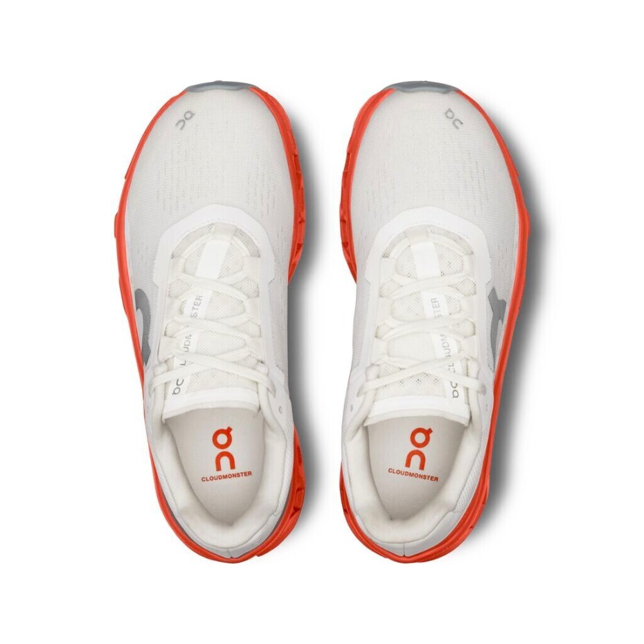 Dámská běžecká obuv On Cloudmonster White/Flame  EUR 40,5 - main (1)