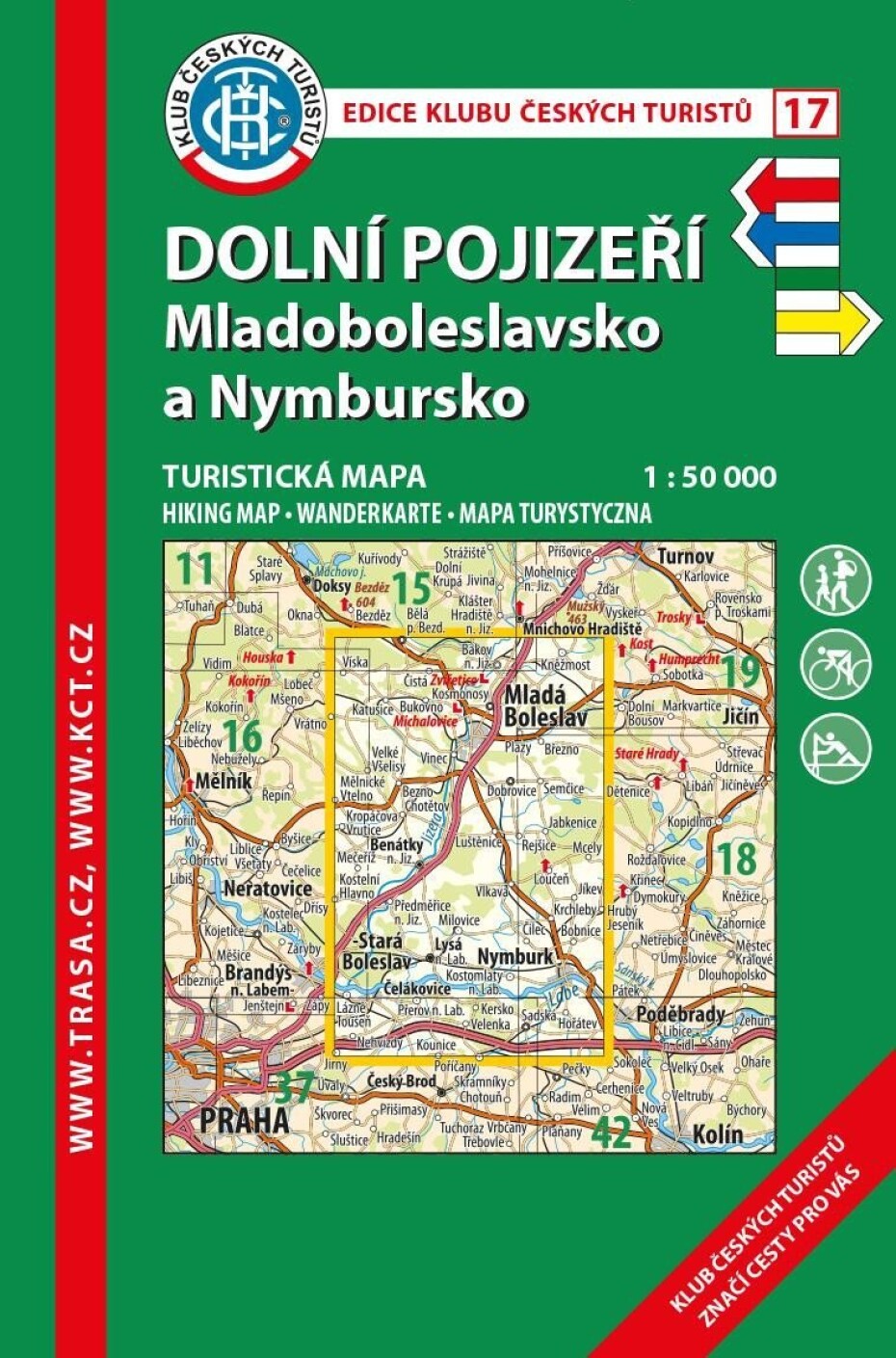 KČT 17 Dolní Pojizeří, Mladoboleslavsko / turistická mapa - kolektiv autorů - main (0)