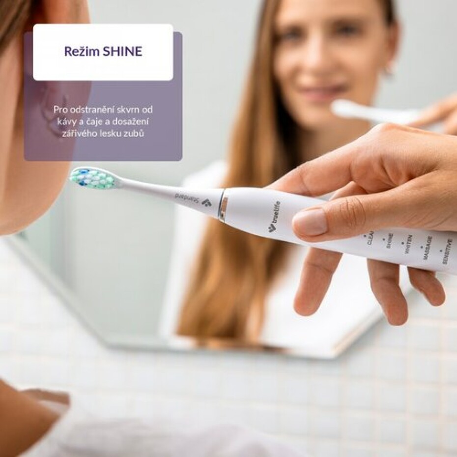 TrueLife Sonický zubní kartáček SonicBrush Clean30, bílá - main (8)