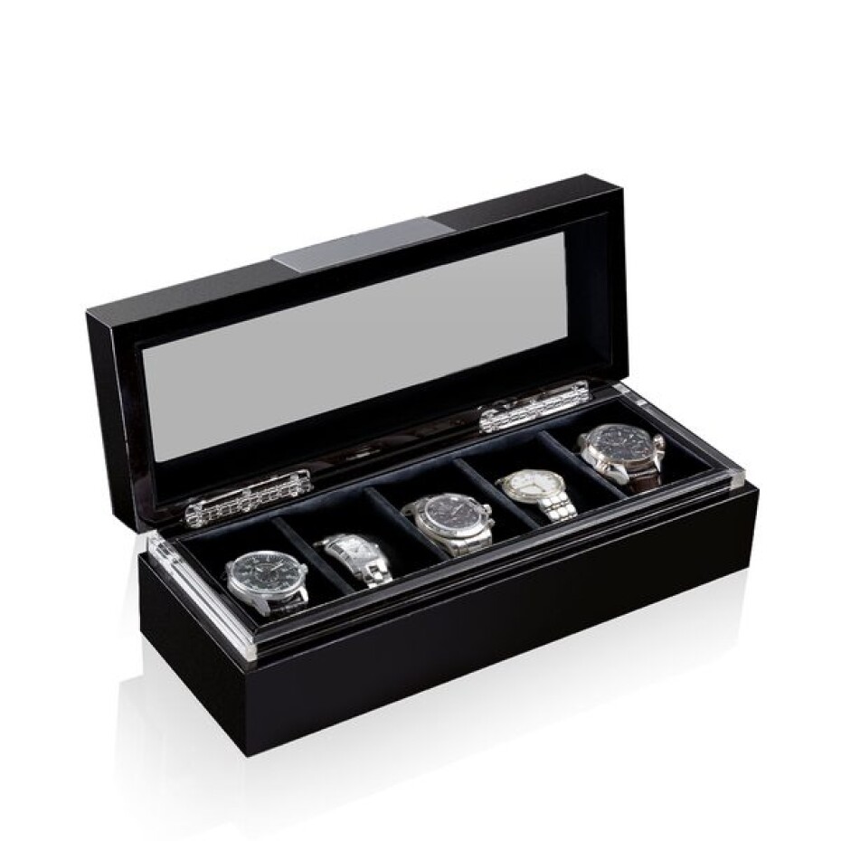 Box na hodinky Heisse & Söhne Executive Black 5 70019-85 - main (2)