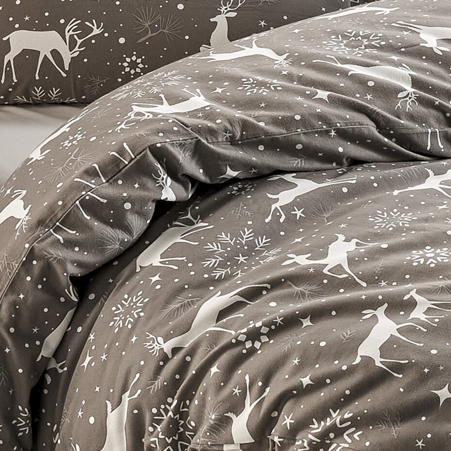4Home Povlečení renforcé Snowy forest, 140 x 200 cm, 70 x 90 cm - main (5)