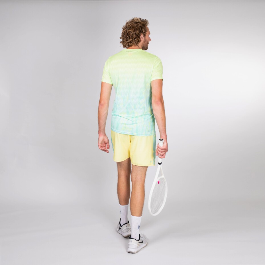 Pánské šortky BIDI BADU  Tulu 7Inch Tech Shorts Mint/Yellow XL - main (3)