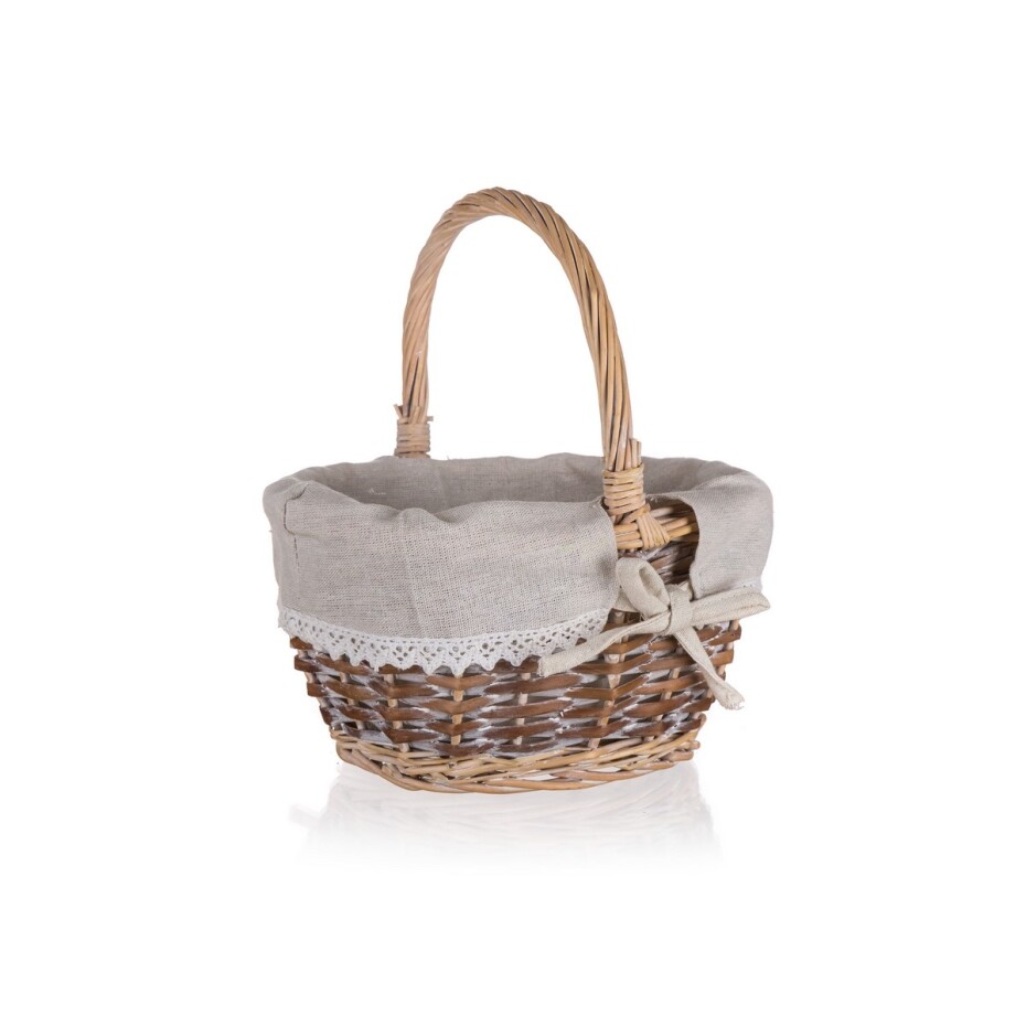 Home Decor Proutěný košík s držadlem Duo, 25 x 20 x 12 cm - main (0)