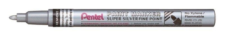 Popisovač Pentel Paint Marker MSP10 lakový - stříbrný 1-2 mm - main (0)