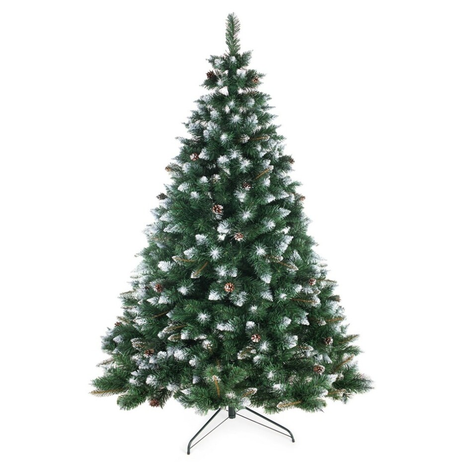 AmeliaHome Vánoční stromek Borovice s šiškami Lemmy, 120 cm - main (0)