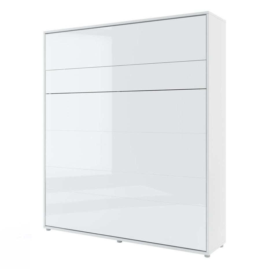 Dig-net nábytek Sklápěcí postel Lenart BED CONCEPT BC-13p bílý lesk | 180 x 200 cm - main (1)