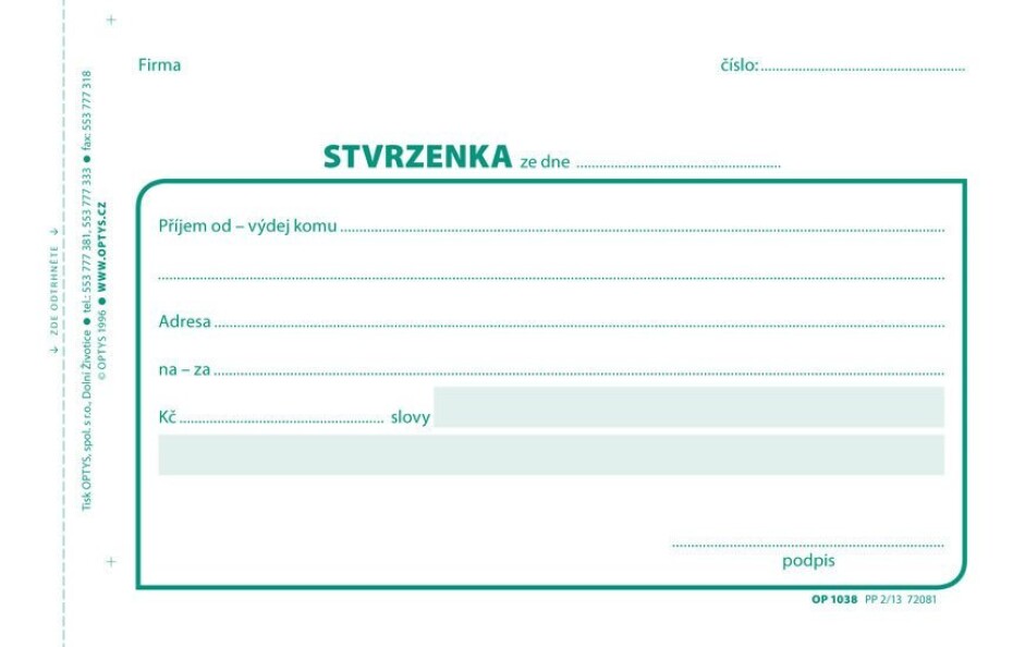 Stvrzenka, A6, 100 listů - main (0)