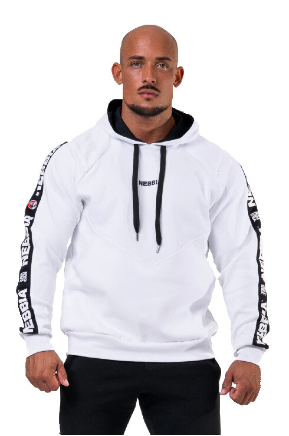 Pánská mikina Nebbia  Unlock the Champion hoodie 194 white XXL - main (0)