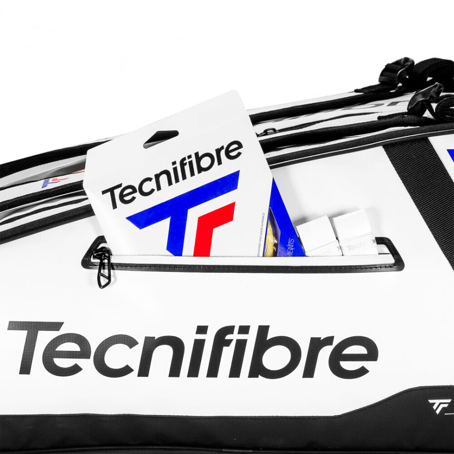 Taška na rakety Tecnifibre  Tour Endurance White 12R - main (3)