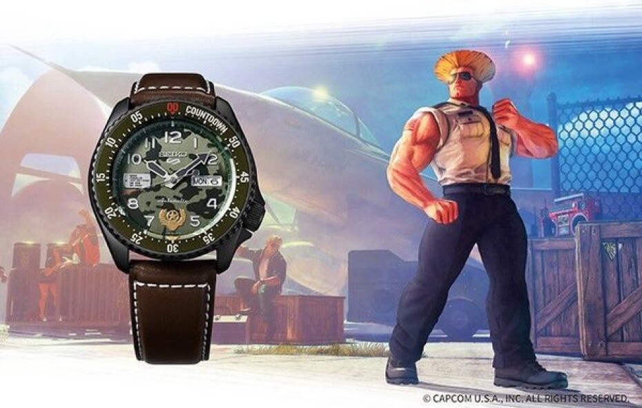 Seiko 5 Sports SRPF21K1 GUILE Street Fighter Limited Edition - main (23)