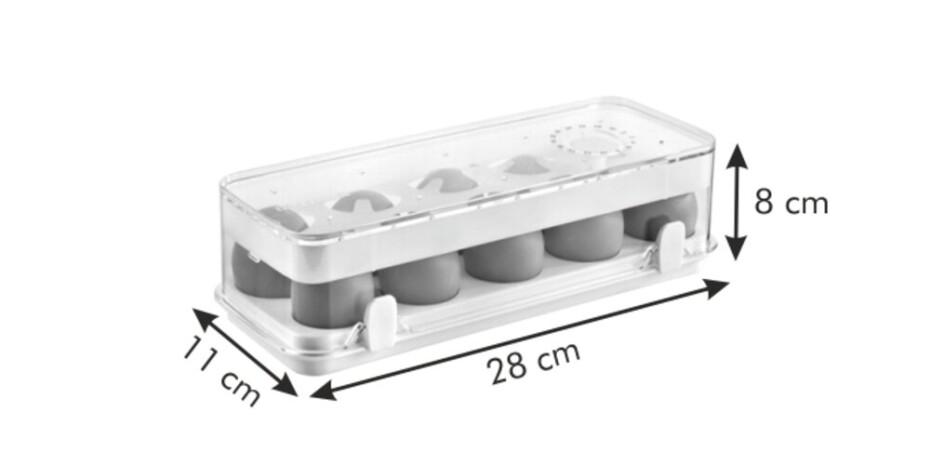 Tescoma zdravá dóza do ledničky Purity 28x11 cm 10 vajec - main (4)