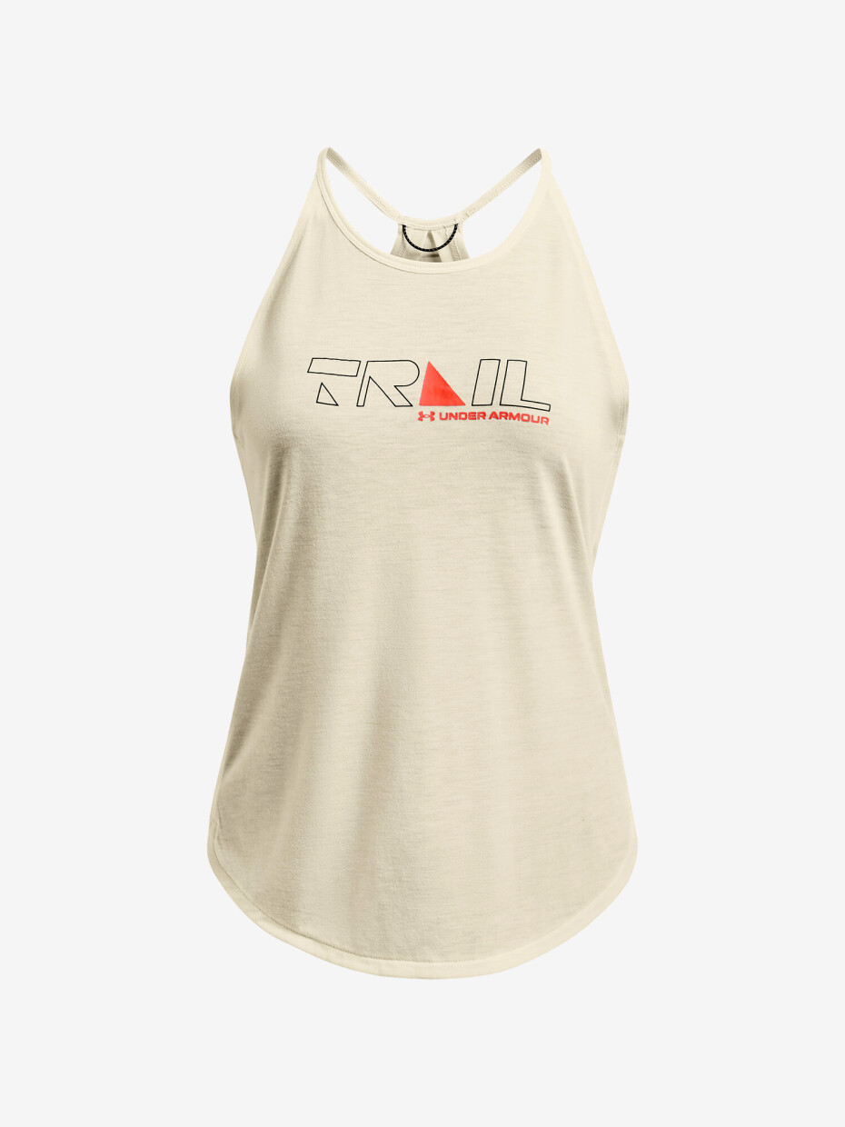 Under Armour Tílko UA Run Trail Tank-BRN - main (2)