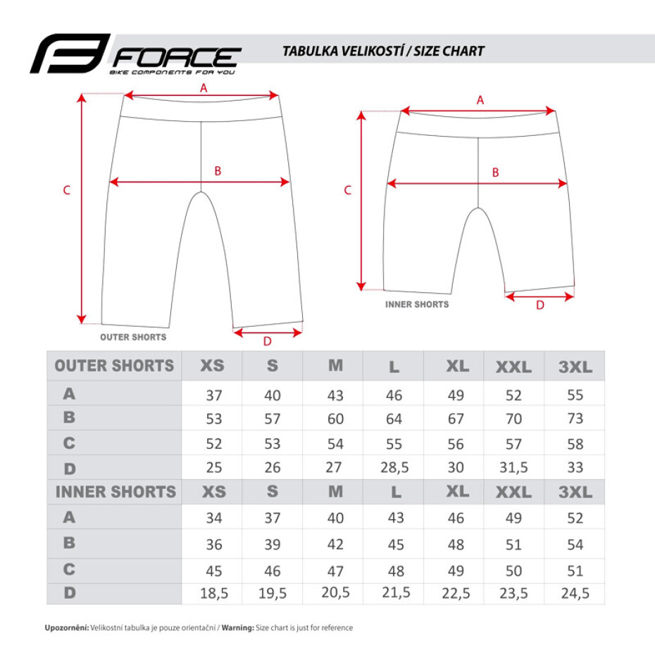 Force Blade MTB s odnímatelnou vložkou pánské červené - main (1)