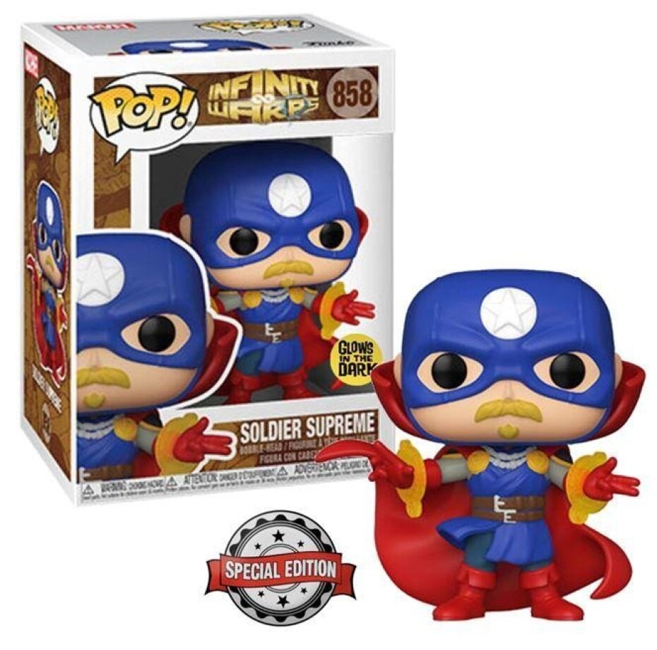 Funko POP Marvel: Infinity Warps - Soldier Supreme (exclusive special edition GITD) - main (0)