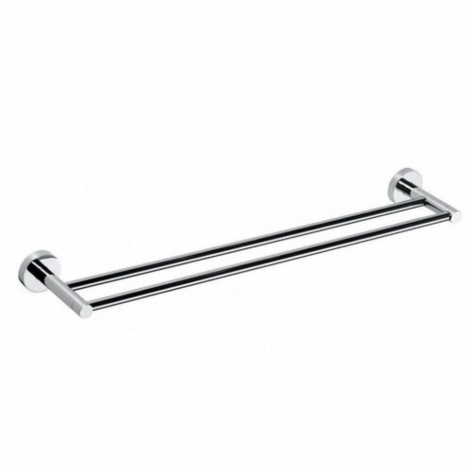 SAPHO XR423 X-Round E dvojitý držák na ručníky 65 cm, stříbrná - main (0)