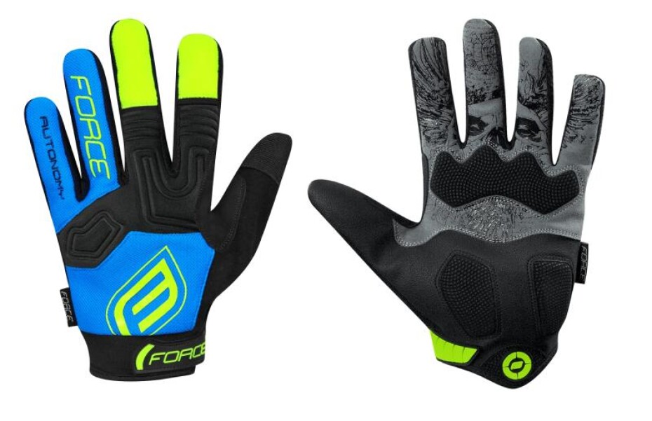 Force MTB AUTONOMY černo-modré rukavice - main (0)