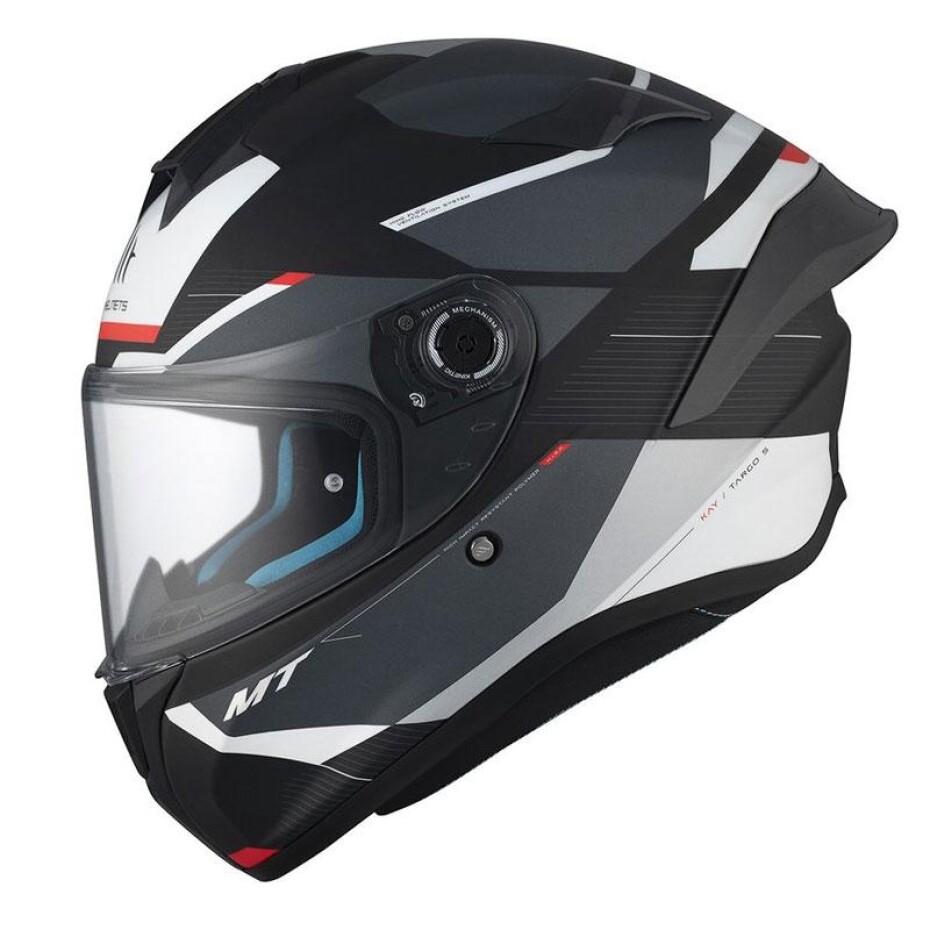 MT Helmets Integrální helma TARGO S KAY B2 matná černo-šedo-bílá - main (0)