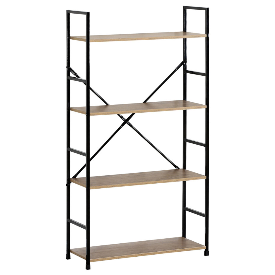 Regál GD-224 OAK Stor, 4 police, 58,5 x 23,5 x 112,5 cm - main (0)