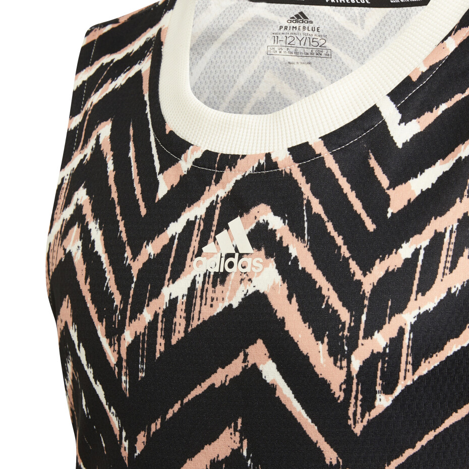 Dívčí tílko adidas  Match Tank Primeblue Aeroready White 152 cm - main (1)
