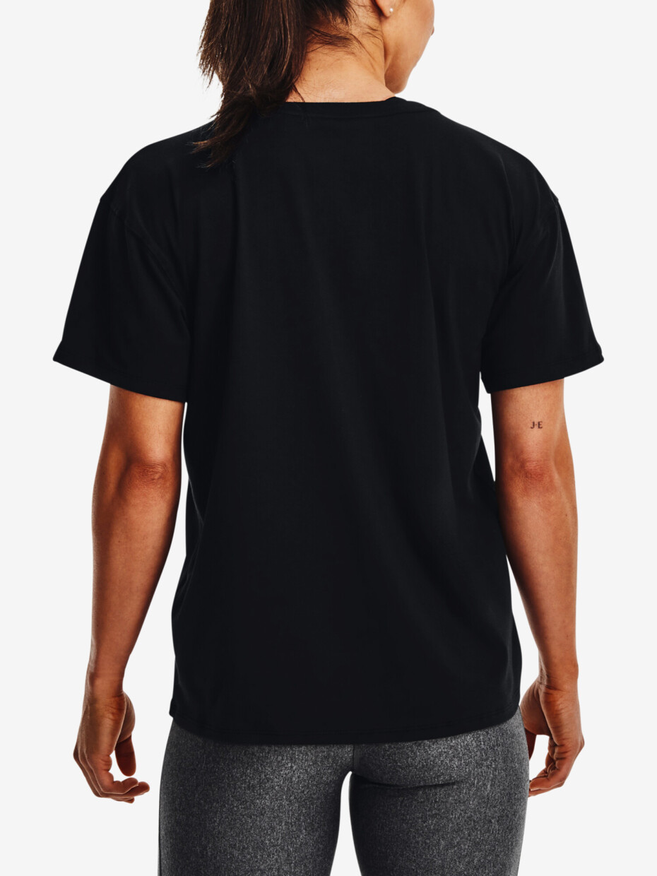 Under Armour ESENTIAL CTTN STRETCH tee W 1376938-001 černá - main (5)