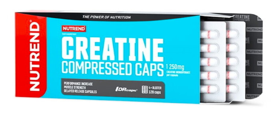 Nutrend Creatine Compressed Caps 120 kapslí - main (0)