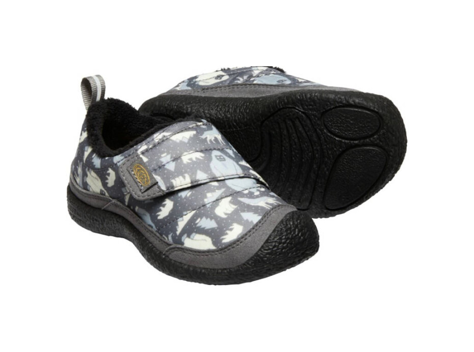 Dětská outdoorová obuv Keen Howser Low Wrap Steel Grey/Star White  US 11 (Kid) - main (4)