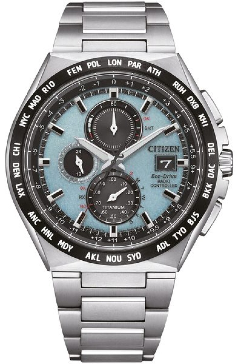 Citizen Worldtime Radio Controlled Super Titanium AT8238-84M - main (0)