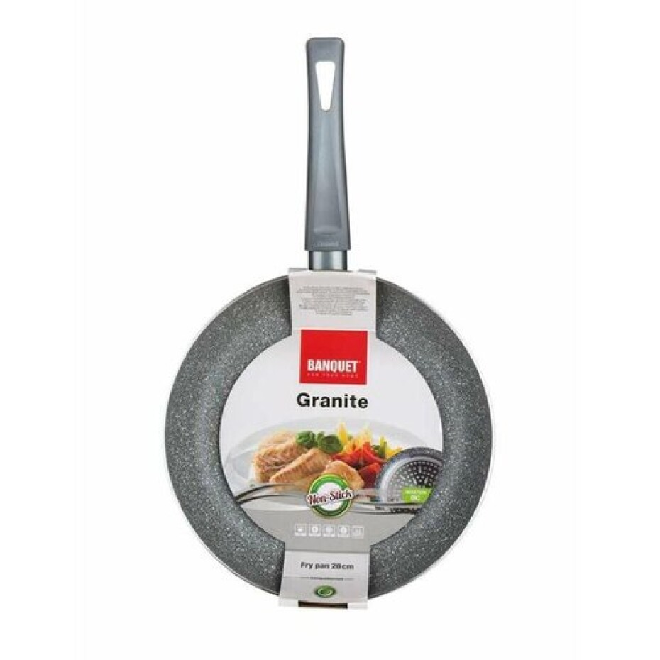 Banquet Pánev s nepřilnavým povrchem Granite, 28 cm, pr. 28 cm - main (1)