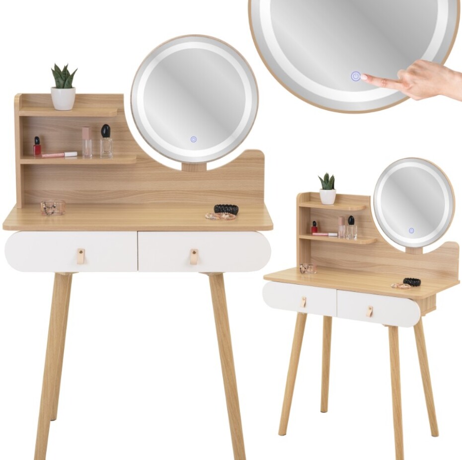 ArtJum Toaletní stolek SCANDI bílá | CM-324329 - main (1)