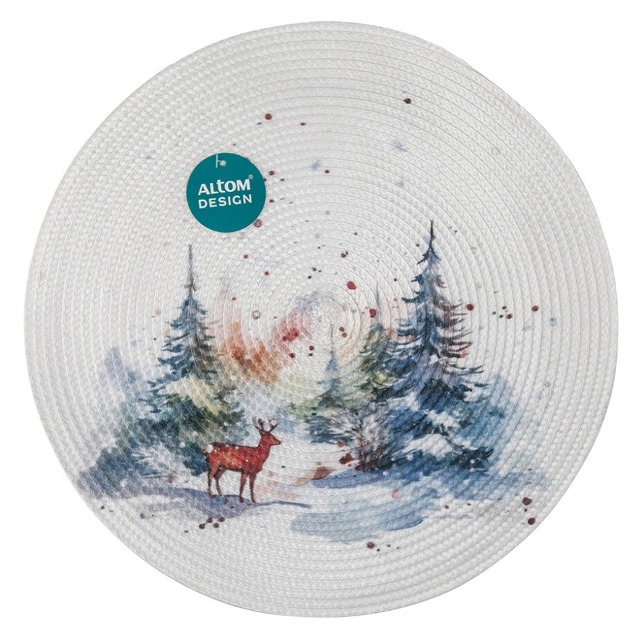 Altom Prostírání Winter forest, pr. 38 cm - main (2)