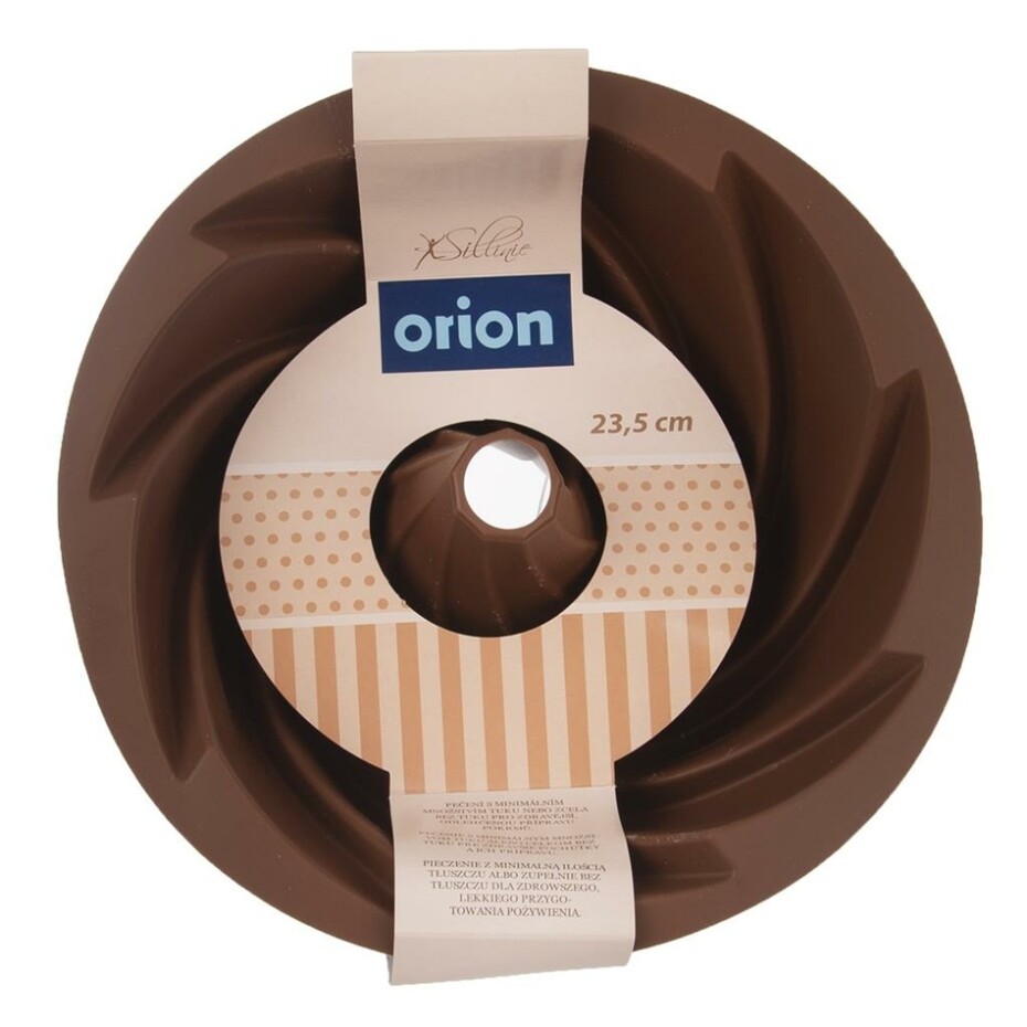 Orion Forma silikon BÁBOVKA FLOWER HNĚDÁ  - main (4)