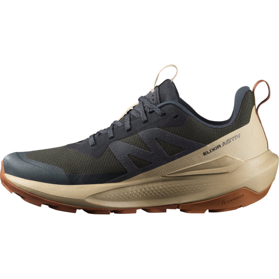 Pánská outdoorová obuv Salomon Elixir Activ Gore-Tex Phantom/Safari/Caramel Cafe  UK 9,5 - main (1)