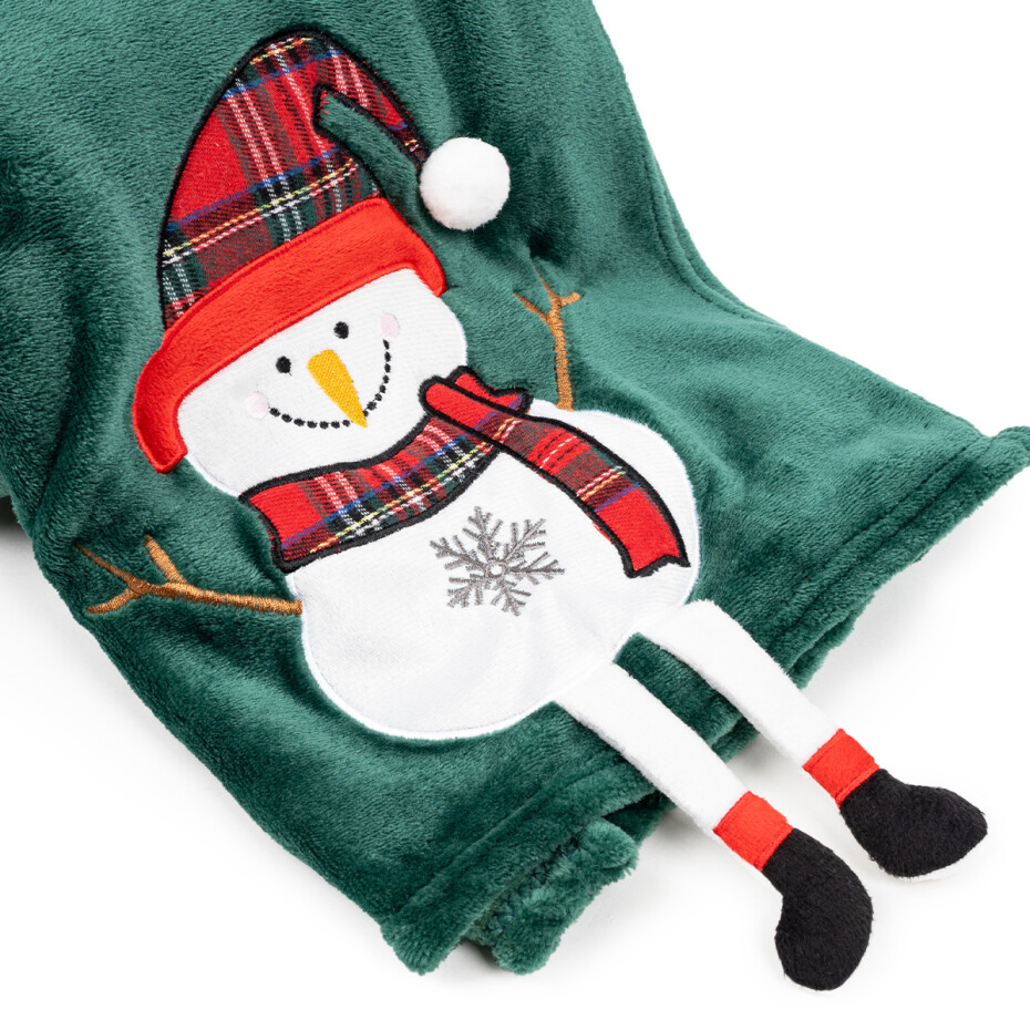 4Home Vánoční deka Snowman, 150 x 200 cm - main (1)