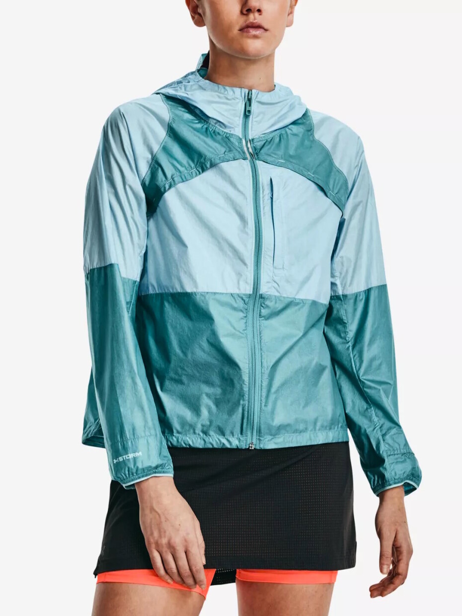 Dámská bunda Under Armour  Impasse Trail Storm Jkt-BLU L - main (1)