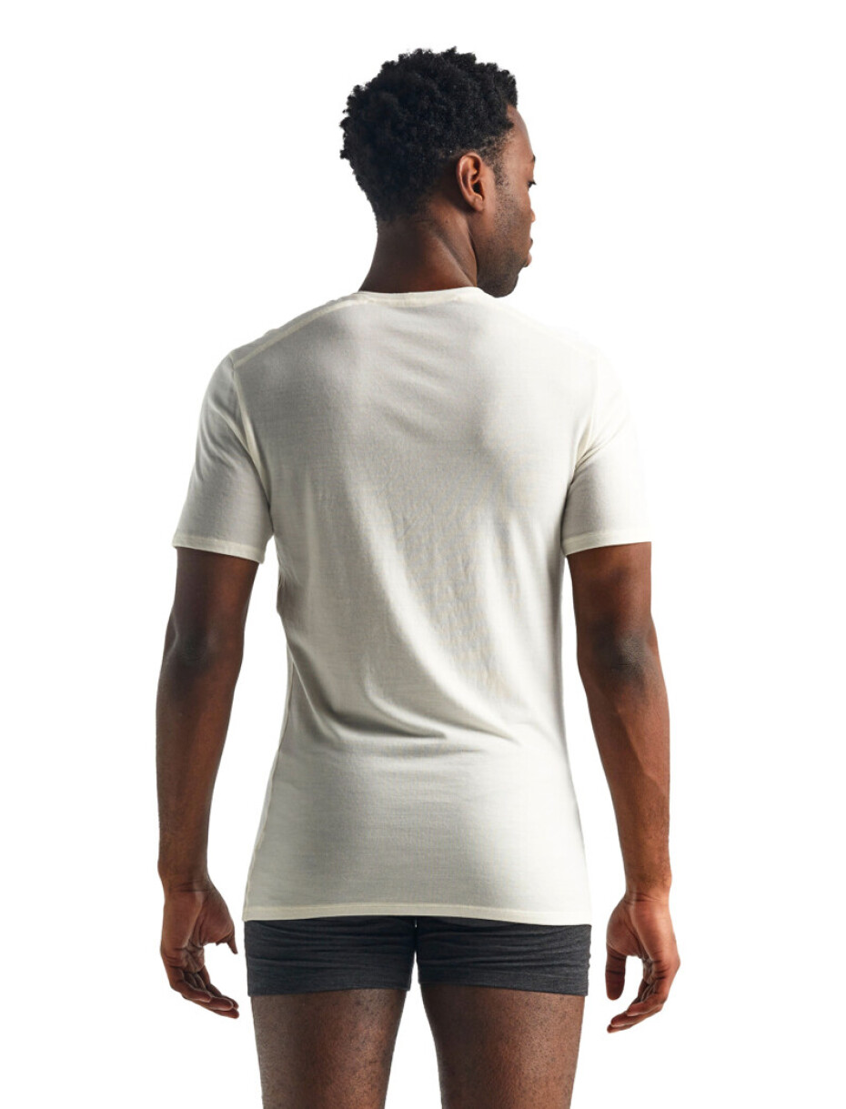 Pánské tričko Icebreaker  Anatomica SS Crewe white XL - main (1)