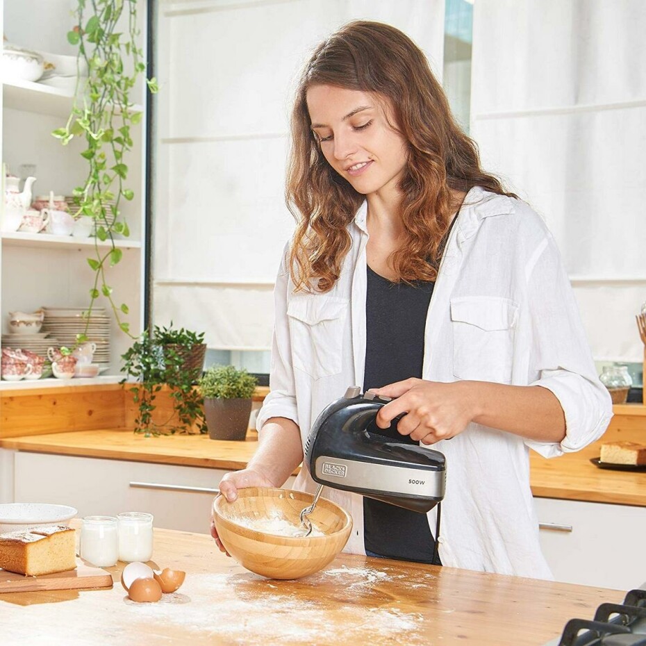 Black+Decker BXMX500E Ruční mixér, černá - main (3)