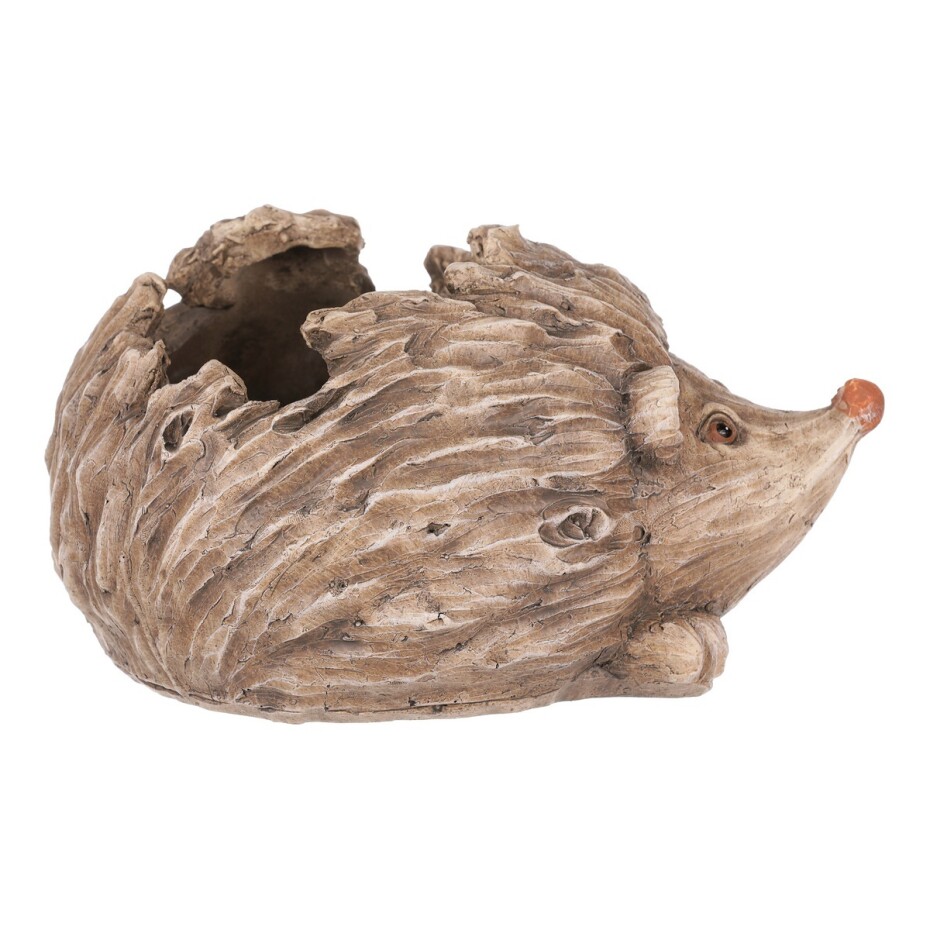 Obal na květiny Ježek. 19 x 10 x 13 cm, polyresin - main (4)