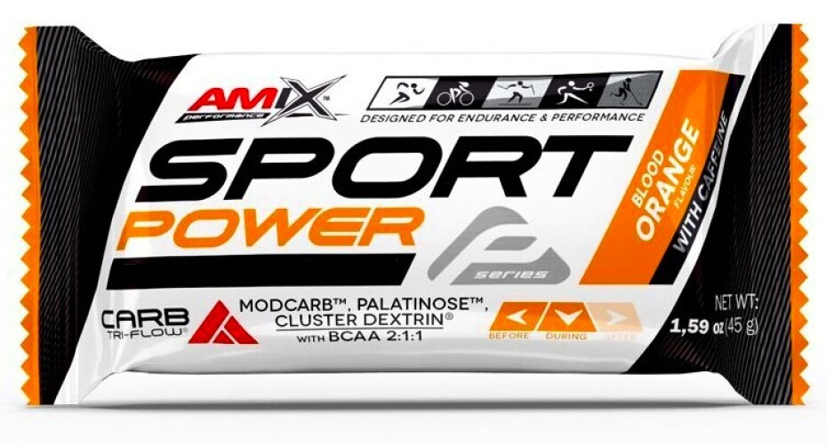 Amix Nutrition Sport Power Energy Bar s kofeinem 45 g citron - limetka - main (0)