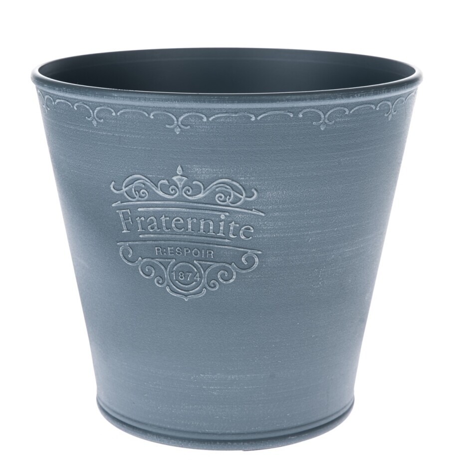 Obal na květiny eko plast Fraternite šedá, 23,5 x 22 cm - main (0)