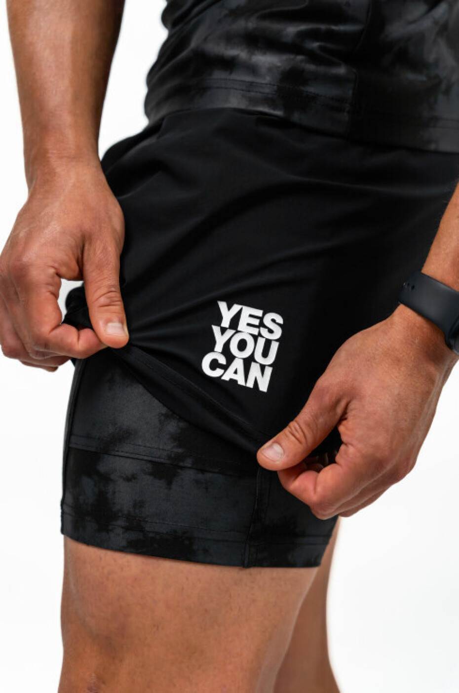 Pánské šortky Nebbia Performance+ Compression 2in1 shorts black XL - main (3)