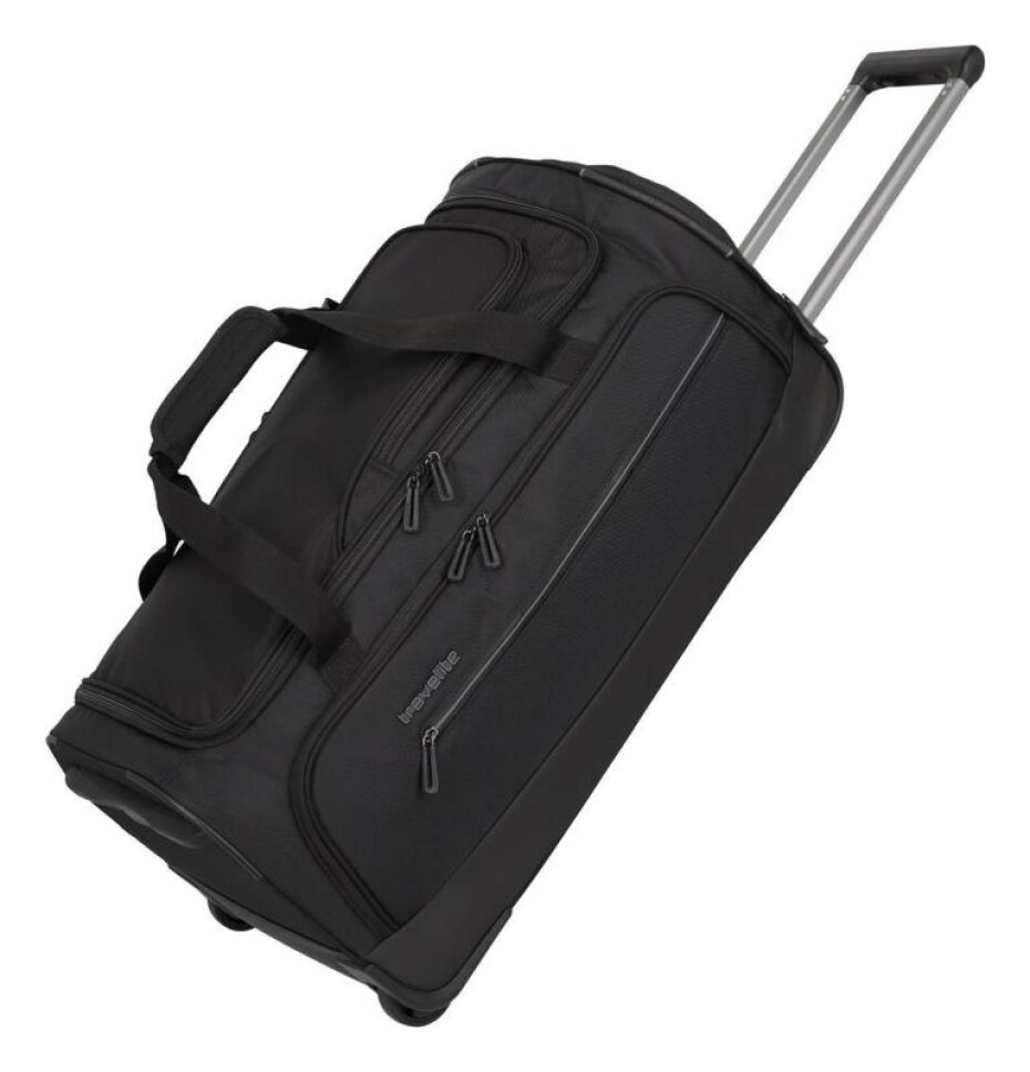 Travelite Crosslite Wheeled Duffle M Black - main (0)