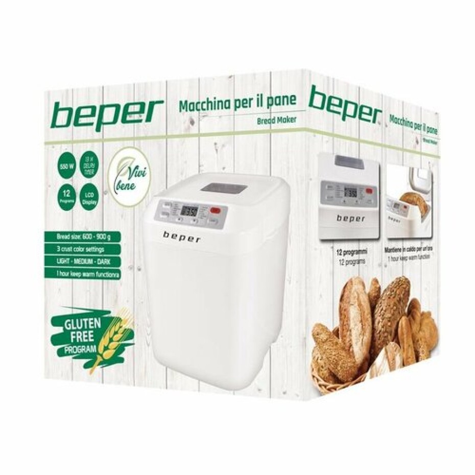 Beper BC130 domácí pekárna, bílá - main (3)
