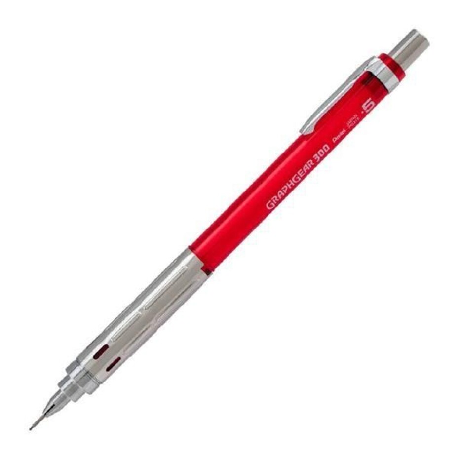Mikrotužka Pentel GraphGear PG315 - červená 0,5mm - main (0)