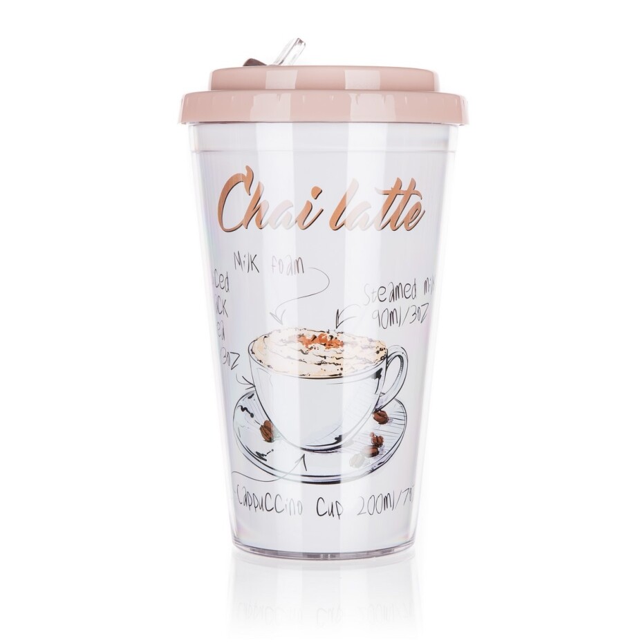 Banquet Hrnek cestovní dvoustěnný COFFEE 0,5 l, Chai latte - main (0)