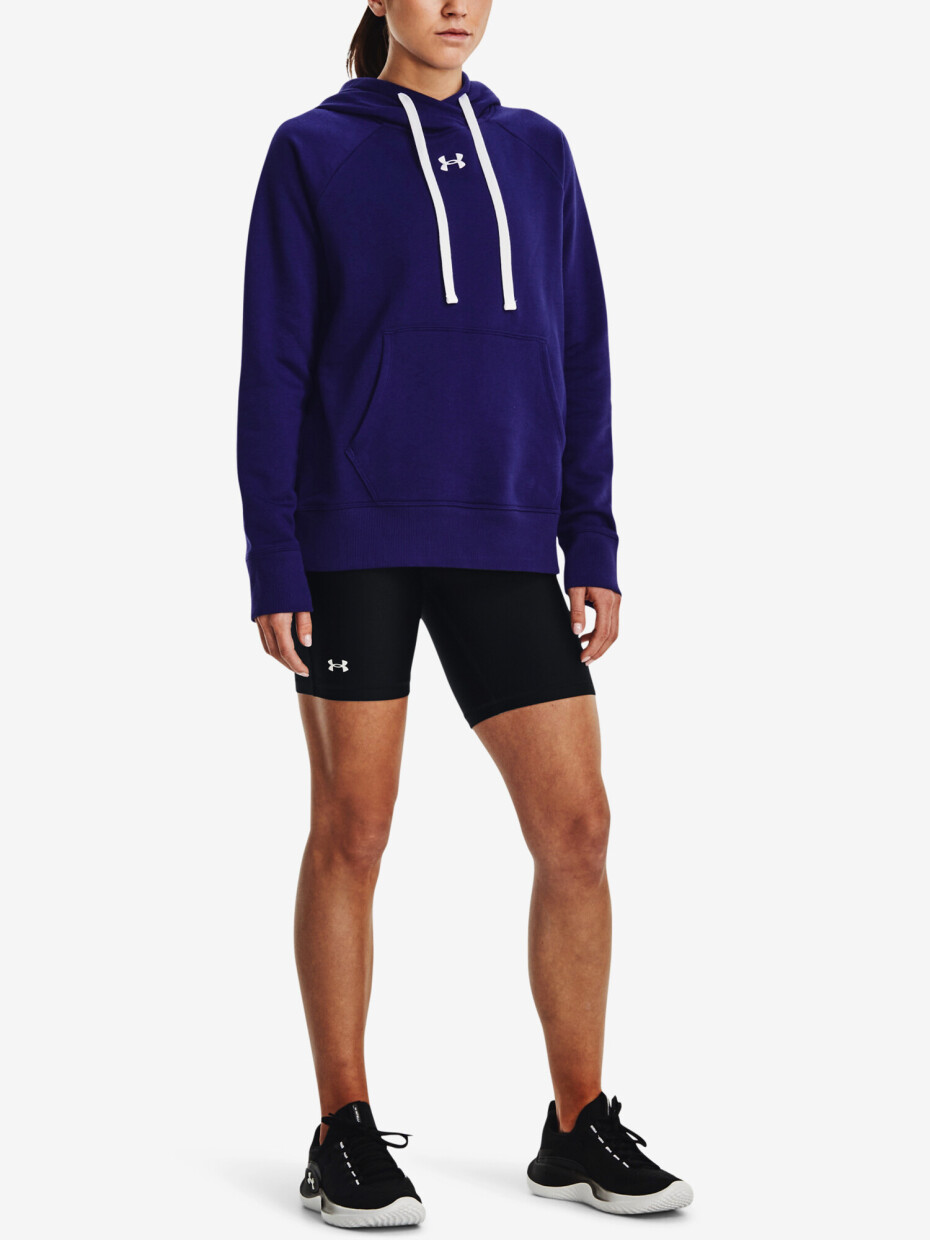 Dámská mikina Under Armour  Rival Fleece HB Hoodie-BLU S - main (1)