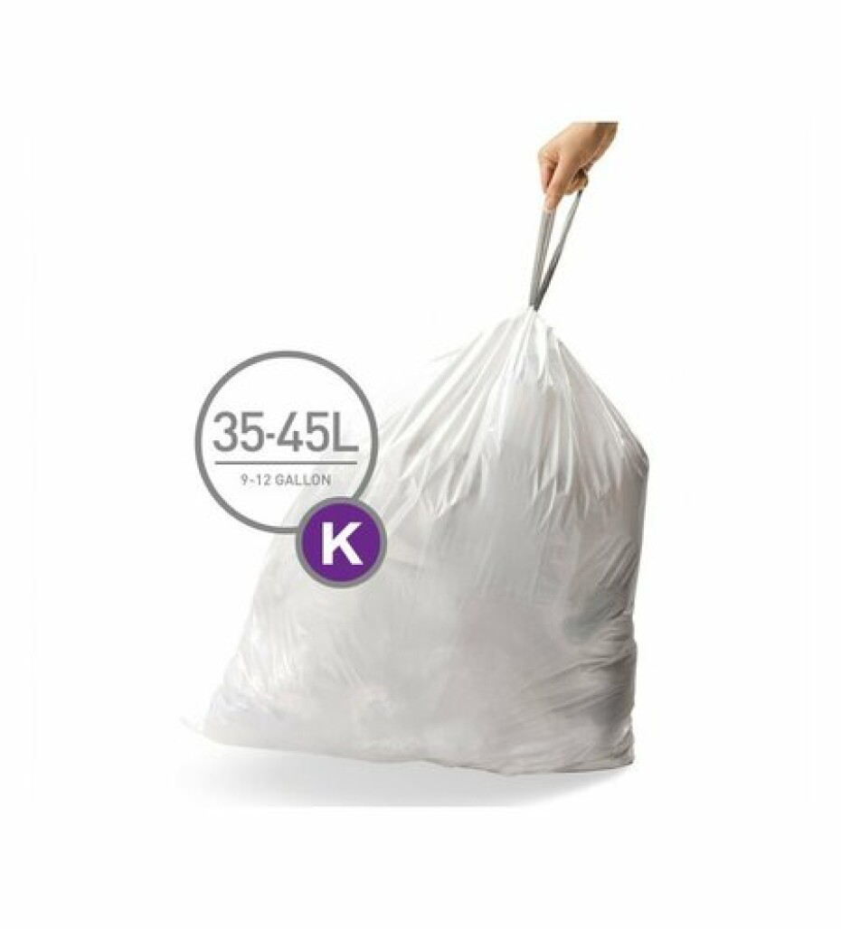 Sáčky do odpadkového koše 35-45 L, Simplehuman typ K, zatahovací, 20 ks v balení - main (1)
