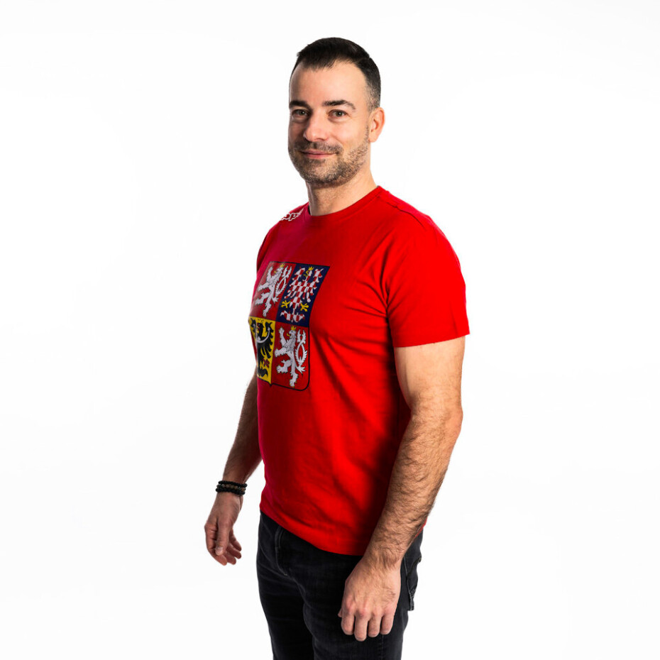 Tričko Kappa  Logo Kafers Statní Znak Red  L - main (1)