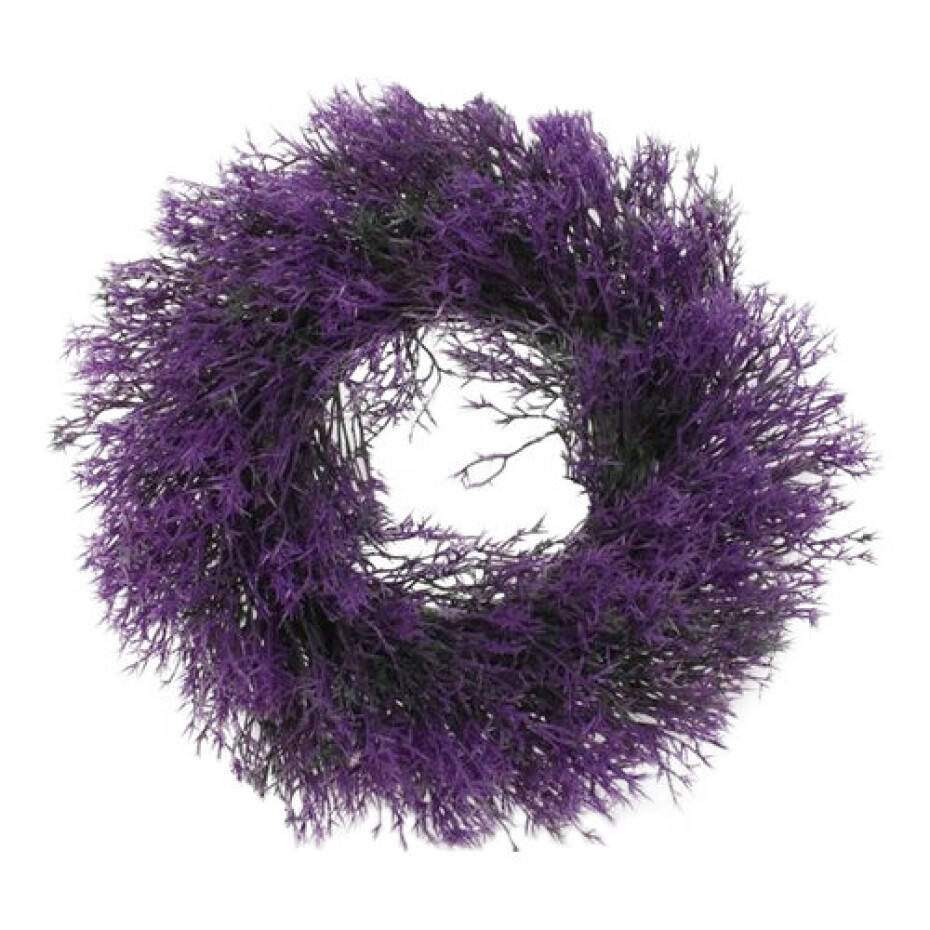 Umělý věnec Tráva fialová, pr. 30 cm - main (0)